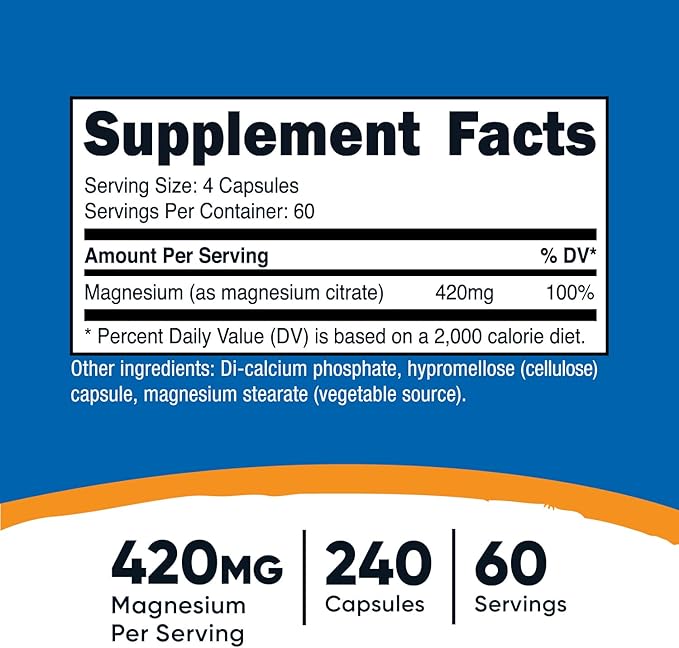 Magnesium Citrate 420mg